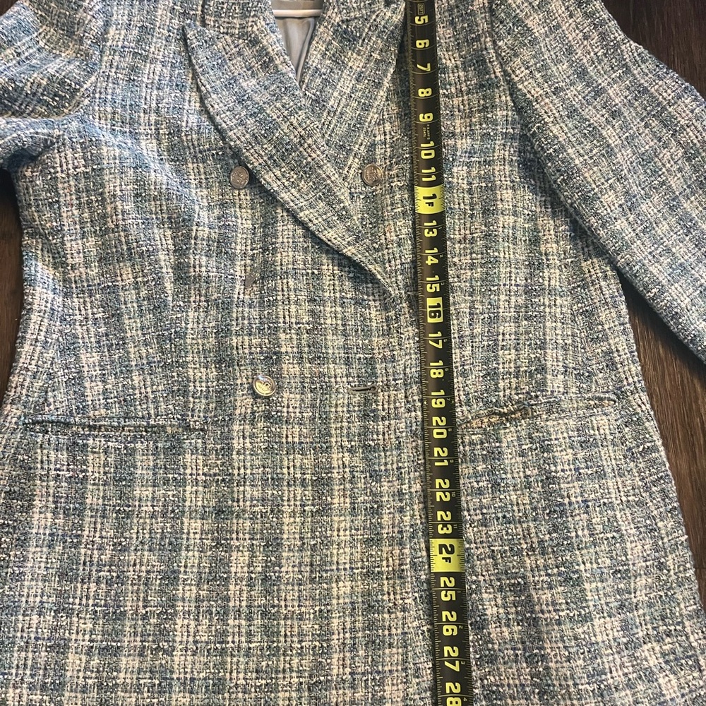 JOSEPH RIBKOFF Double Breasted Tweed Blazer - Picture 9 of 9